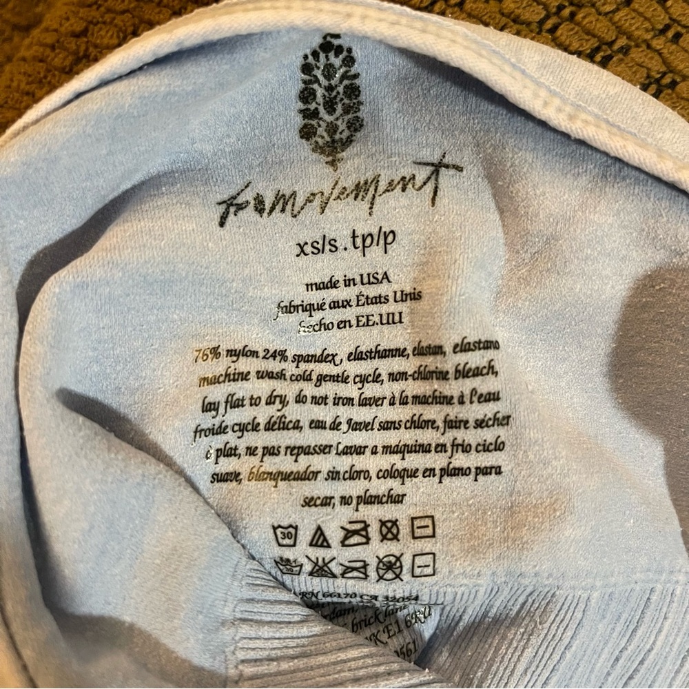 Free People Good Karma Crop Tank🦋 - Picture 10 of 12